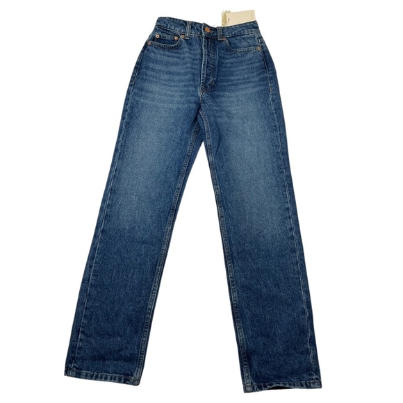 Doen High Rise Blue Jeans - Picture 2 of 12